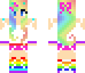 rainbow girl