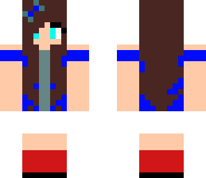 blue girl