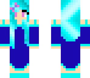 blue girl
