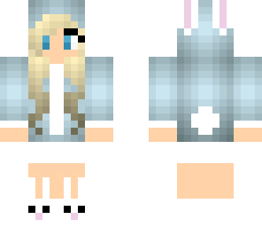 bunny hoodie girl