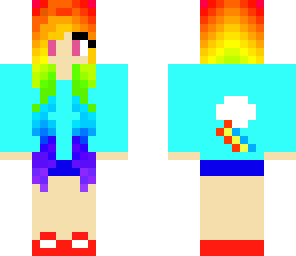 rainbow dash girl