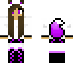 purple wolf girl