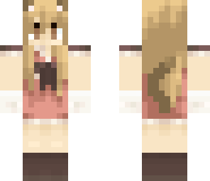 neko girl tail added