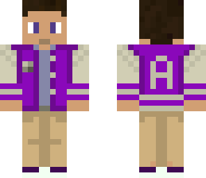 purple sports jacket