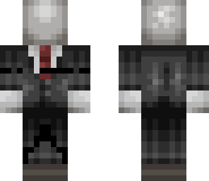 slender man with headphones