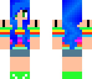 multicolor girl