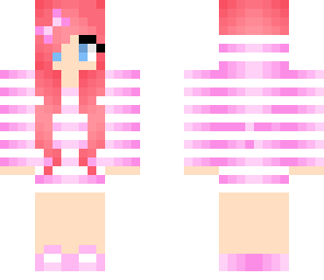 pink girl with headphones