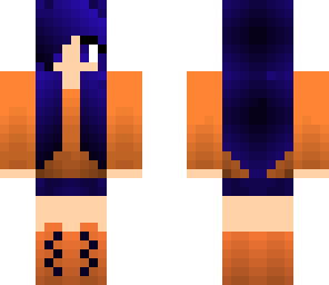 orange and blue