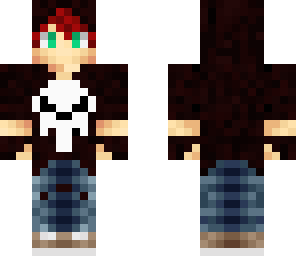 hooded evil red head