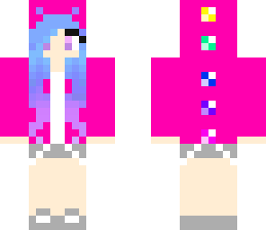 pink dino girl