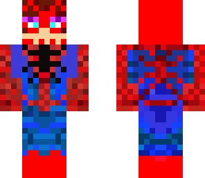enderman in a spiderman suit