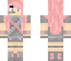 pink and silver stunt suit