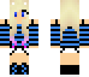 blue girl