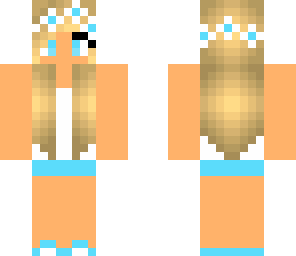 blue summer girl