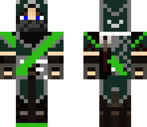 assasin skin drak green with green