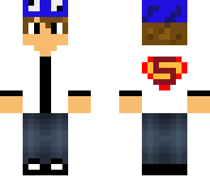cookie monster hat and superman