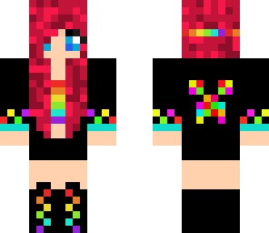 revised rainbow gamer girl