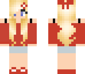 red shirted girl