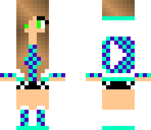 purple and aqua tomboy