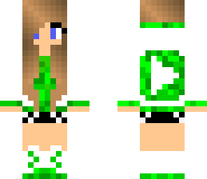 green youtube skin