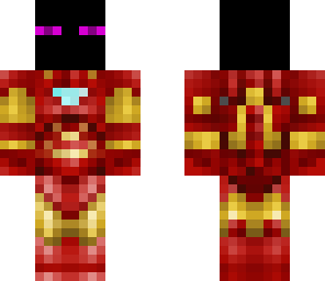 enderman in a ironman suit