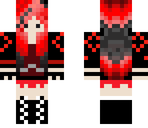 red biker girl