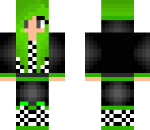 green goth girl