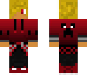 red goth boy