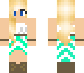 fixed blonde zigzag