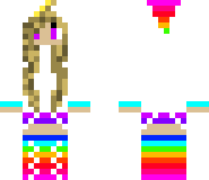 rainbow unicorn girl