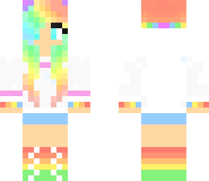 rainbow girl