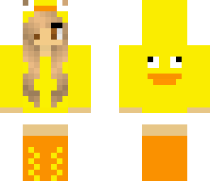 duck hoodie girl