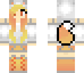 peach wolf girl fixed