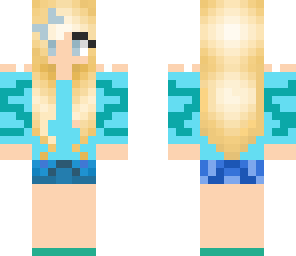 cute blue girl