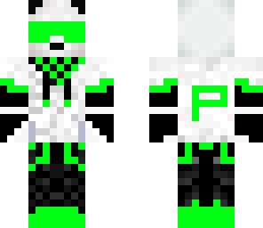 green rocking panda