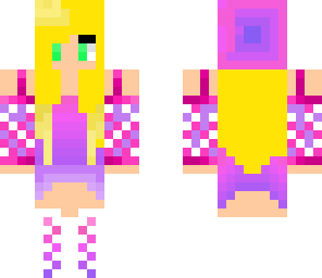 pink and purple girl