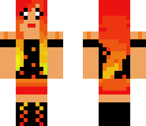 flame girl