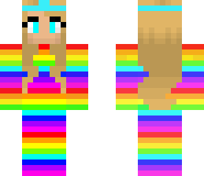 rainbow girl