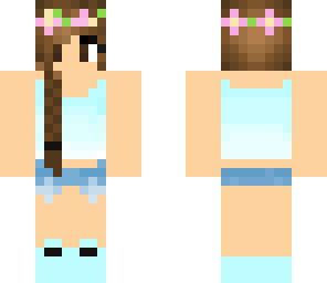 blue girl