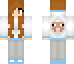 sheep girl shaded