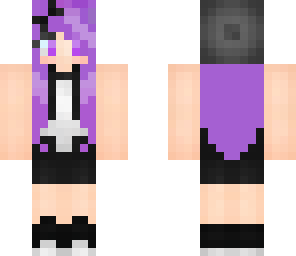 purple goth girl