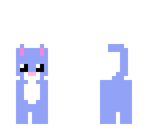 sky blue kitty