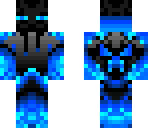blue ender man