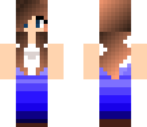 girl farmer blue