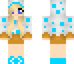 blue cupcake girl