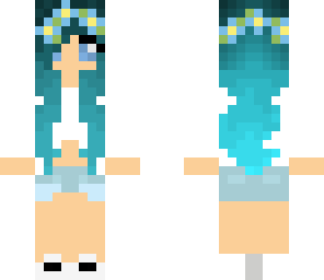 blue ombre hair girl edit