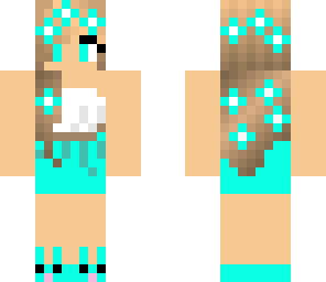 cyan girl