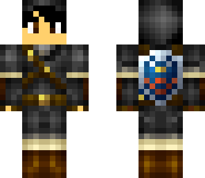 black haired link