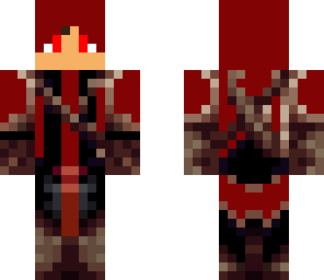assasin red and black