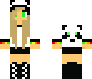 rainbow panda girl